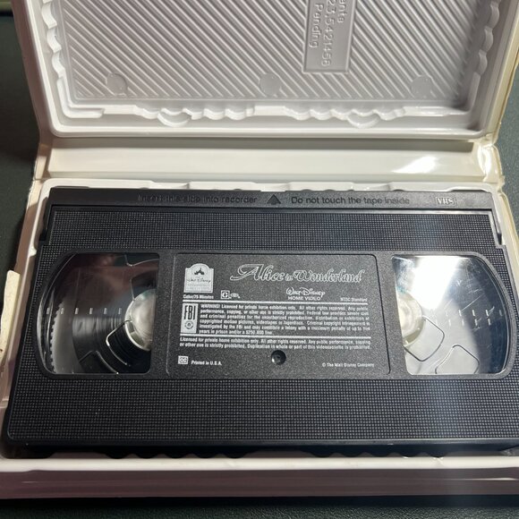 Disney VHS - Alice in Wonderland (1992) - Masterpiece Collection - 036-7 - Picture 5 of 6